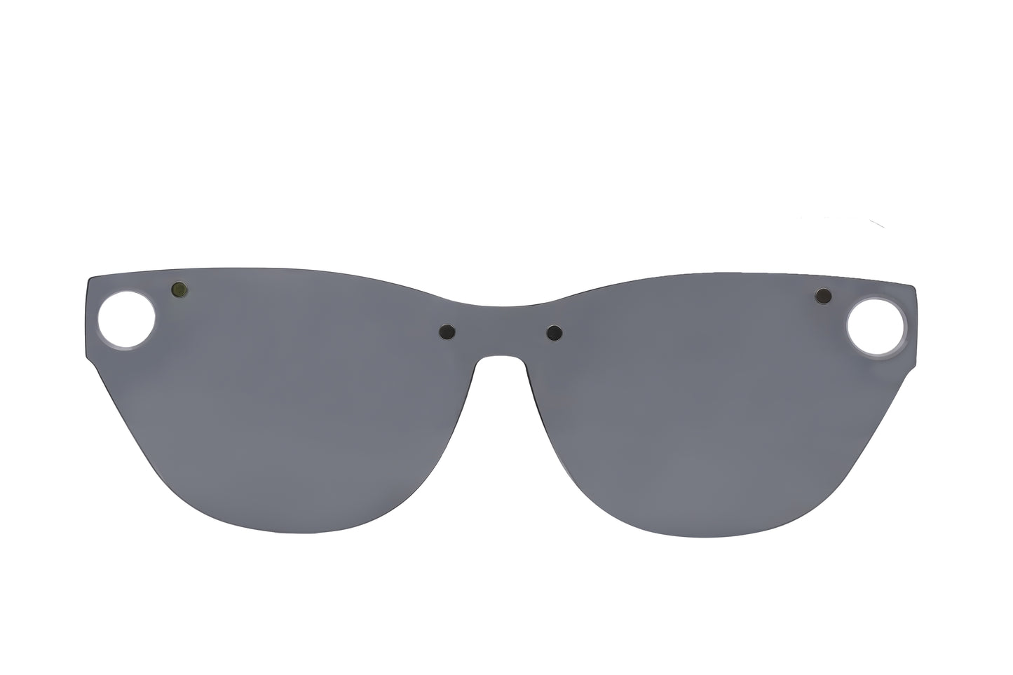 Front View of the magnetic sunglasses clip-on with a white background